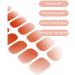 YICHEN 20PCS Nail Adhesive Wrap Gel Nail Polish Strips Stickers Full Wraps Semi-Cured Nail Sticker Waterproof Self-Adhesive Gel Stickers Decals with Nail Tools for Women Girl(UV/LED Lamp Required) Color 15 - Buy Online on GoSupps.com