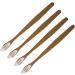 FRCOLOR Soft Bristle Bamboo Toothbrush Set - 4 Pack Adults Degradable Eco-Friendly Toothbrushes - Buy Online on GoSupps.com