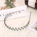Voarge 6 Pcs Metal Hairband - Black Spring Wave Unisex Flexible Headband Accessories for Men & Women - Buy Online on GoSupps.com
