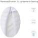 Qiafeiye Ergonomic Memory Foam Pillow 70x40x14cm - Neck Support Cushion for Side & Back Sleepers Washable Cover Ideal for Allergy Sufferers | International Shipping - Buy Online on GoSupps.com