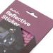 Satch Reflective Sticker Set - Youth Unisex Purple - 7 Self-Adhesive Removable Highly Reflective Stickers for Safety - Buy Online on GoSupps.com