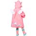 Barakara Kids Raincoat - Waterproof Hooded Rain Poncho for Toddlers, Lightweight and Reusable Rain Suit with Reflective Safety, Pink B M - Buy Online on GoSupps.com