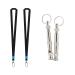 Andiker dog pipes with lanyard 2 pieces Professional stainless steel adjustable high frequency pet pipe for recall training and bark control dog education