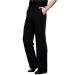 YILINFEIER Men Professional Black Straight with Pocket Belt Wide Latin Modern Square Practice Dance Pants 29 Black