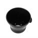Foam Shaving Cream Bowl Plastic Shaving Bowl Shaving Bowl for Men Barber Shop Use(Black)