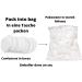 Premium Lint-Free Cosmetic Cotton Pads - 1200 Round Pieces for Flawless Beauty | International Shipping - Buy Online on GoSupps.com