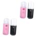Healeved 4 Pcs Spray Hydrating Apparatus Facial Cleaner Spray Humidifier Spa Cleaner Bottle Plastic 10.5x3.5cmx2pcs