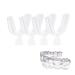 4pcs/Set Thermoform Moldable Dental Mouth Guard Teeth Protector  Whitening Kits Teeth Trays Dental Braces  Whitener Mouth Guard Oral Care Hygiene Bleaching Tooth Tool