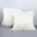 Barcelonetta Faux Fur Squares - Shaggy Fabric Cuts for Crafts, Costumes, Decor - 10x10 White Patches - Buy Online on GoSupps.com