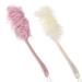 Back Brush Long Handle for Shower Sponges for Women Back Shower Scrubber Loofah On A Stick Lufa with Long Handle