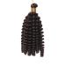 SEGO 6 "Hair Bundles Extensions Braids Afro-Kinky Mambo Hair extensions Hair part 60 g Closure Crochet Weaving Medium Brown 1 Bundle