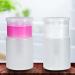 60ML Refillable Liquid Pump Bottle Transparent Empty Pump Dispenser Cosmetic Nail Polish Removal Press Pump Bottle for Nail Art Salon Beauty Salon(White) - Buy Online on GoSupps.com