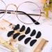 TopHomer 20 Pairs Adhesive Eyeglasses Nose Pads 2 Sizes Eyeglasses Nose Pads Replacements Nose Pad for Glasses Bridge DShape NonSlip Nose Pads for Glasses Sunglasses ClearBlack - Buy Online on GoSupps.com