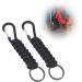 LJFEA 2 pieces paracord keychain with carabiner hook braided lanyard lanyard for car keys bottle camping hiking outdoor hiking backpack