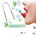 Stainless Steel Tongue Scraper - Ayurvedic Tongue Cleaner for Optimal Oral Hygiene | International Shipping Available - Buy Online on GoSupps.com