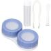 Shop Verdant Touch Mini Contact Lens Container Kit - Portable Purple & Multicolored Plastic Lens Holder for Daily Use Soaking & Retention - Perfect for Travel & Eye Care - Buy Online on GoSupps.com