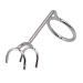 Milageto Shaving Brush Stand Men Shaving Brush Holder Safety Holder Quick Drying Stand for Boyfriend Silver