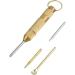 3 Pcs Gold Tone Metal Ear Wax Remover Earpicks Cleaner w Keyring - Model 8c2 5d5 bc3 3d7 c2e - Buy Online on GoSupps.com
