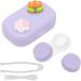 Buy Jeozbm Portable Contact Lens Container Set | 6cm Violet Storage & Remover Tool - Ideal for Everyday Use - International Shipping Available - Buy Online on GoSupps.com