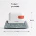 Ficher Grey-Window Cleaning Brush Windowsill Groove Deadend Cabinet Crevice Brush with Replace Head Household Cleaning Tools Durable Easy Install Easy to Use - Buy Online on GoSupps.com