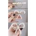 AKOAK Elegant White Pearl Bow Duckbill Clip - Ladies Hair Clip for Wedding, Birthday, and Valentine's Day - Buy Online on GoSupps.com