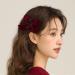 Hair Barrettes for Women Female Temperament Hair Clip 1 Pair(Red) 1 count (Pack of 1) Red - Buy Online on GoSupps.com