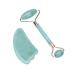 Jade Roller & Gua Sha Set Jade Roller for Face Gua Sha Facial Tools Anti Aging Jade Roller- Green Quartz Skin Care Tools for Face Massager Body Eyes Neck Skin Tightening(Green)