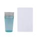 One-piece transparent silicone stamp with scraper clear nail art stamp nail art stamp for manicure tools nail art stamp scraper for DIY nail decoration blue