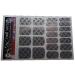 Chix Nails Chrome Beauty Minx Style Fingers Toes Vinyl Foils Nail Wraps Silver Embossed - Buy Online on GoSupps.com