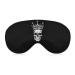 Funny Skeleton Skull Scary Face Crown Sleep Mask Block Out Light Sleeping Eye Mask Comfortable Night Sleeping Mask Ultralight Travel Eye Cover for Women Men