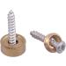 20pcs Fitting Parts Metal 10mm Diameter Gold Screw Cap Mirror Nails Decoration Lid - Buy Online on GoSupps.com