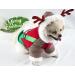 Warm Christmas Dog Sweater Hoodie for XS Dogs - SAMGU Elk Design | International Shipping Available - Buy Online on GoSupps.com