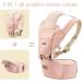 SONMEI Ergonomic Baby Carrier with Hip Seat - 360 Positions, Soft & Breathable - Pink - Buy Online on GoSupps.com