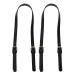 Semetall PU Leather Purse Handles 2 Pcs 65cm to 71cm Adjustable Leather Shoulder Strap Black Leather Purse Strap,Leather Shoulder Strap Purse Straps Replacement for Crossbody