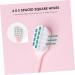 Minkissy 4-Piece Soft Cotton Toothbrush Set for Women & Teens | Portable Handheld Toothbrushes with Clean 3-Page Design - Buy Online on GoSupps.com