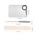 FRCOLOR 3 Sets Liquid Foundation Palette - Stainless Steel Makeup Spatula Tools for Mixing & Application | Korean Beauty - Buy Online on GoSupps.com