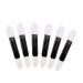 PLAFOPE 50pcs Sponge Dual Eyeshadow Brush Makeup Eyeshadow Brush Kit Eye Shadow The Face Travel Eye Cream M White