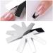 Lokyango French Tip Cutter for Acrylic Nails - 3pcs Manicure Edge Trimmer Set with V Shape Cutter, Brush, and Cutting Knife - Perfect for Creating Easy Smile Line French Tips - Buy Online on GoSupps.com