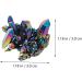 VILLCASE 6 Pcs Colorful Crystal Clusters Fish Decorations for Tank Druzy Geode Natural Stones Gem Display Colorfulx3pcs 3X3CMx3pcs - Buy Online on GoSupps.com