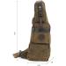 Leathario Men's PU Leather Chest Bag - Versatile Crossbody & Shoulder Bag in Brown B219 | Casual Multi-purpose Style for Every Occasion - Buy Online on GoSupps.com