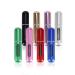 8 Pcs Mini Perfume Atomizer Bottles Perfume Atomizer Refillable Travel Bottles Perfume 5ml Portable Mini Bottle for Travel Spray Scent Pump Case Multicolor Royal Blue Bright Pink Red/Rose Red Light Pink Golden Silver Black Green
