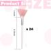 24-Piece Soft Fan Brush Set for Face Masks & Makeup - Pink Esthetician Tools - Buy Online on GoSupps.com