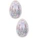 Alipis 2pcs Box Easter Eggs Easter Supplies Sugar Case Sweet Container Storage Tin Candy Props Tinplate 11.00X7.00X6.50CMx2pcs As Shownx2pcs