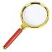 Glass 80mm Magnifier High Magnification Handheld Magnifier HD 10x Old People Read Read Newspapers Portable Child Ergonomics Light Weight Glass 165mm*80mm*10mm Loupe Made in China