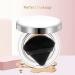 8 Pack Black Triangle Powder Puff Set with Storage Box - Soft Cotton Velour Makeup Tool for Face - Washable Cosmetic Foundation Puffs - Buy Online on GoSupps.com