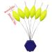 Regerly 48pcs Fishing Floats - EPS Foam Bobbers (20mm x 9mm) for Trout Fishing - Premium Fishing Accessories - International Shipping - Buy Online on GoSupps.com