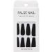 Brishow Halloween Black Long Press on Ballerina Acrylic False Nails for Women and Girls - Buy Online on GoSupps.com