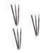 Healvian 3pcs 2 1 Eye Brow Brush Eyebrow Brush Pen Eyebrow Spoolie Brush Eyebrow Filler Eyebrow Makeup Stand 1 count (Pack of 1) As Shownx3pcs