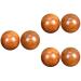 Healeved 6 Stk Chinese health balls Baoding balls for the hands Chinese massage balls massage roller wood massage-baoding balls Hand fitness mahogany bamboo traditional ball