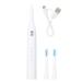 Electric Toothbrush for Adults USB Rechargeable Smart Automatic Power Toothbrushes with 5 Mode & 2 Brush Heads 2-Min Smart Timer /522 (Size : White)